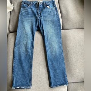 Denim Forum Mid Rise Straight Jean